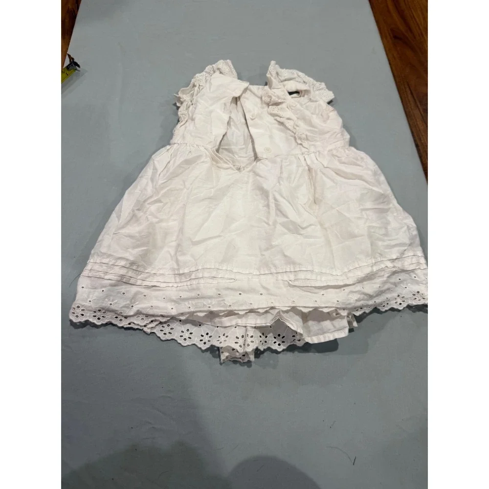 Cottagecore Toddler OshKosh B'gosh Eyelet Lace Dress 2T White